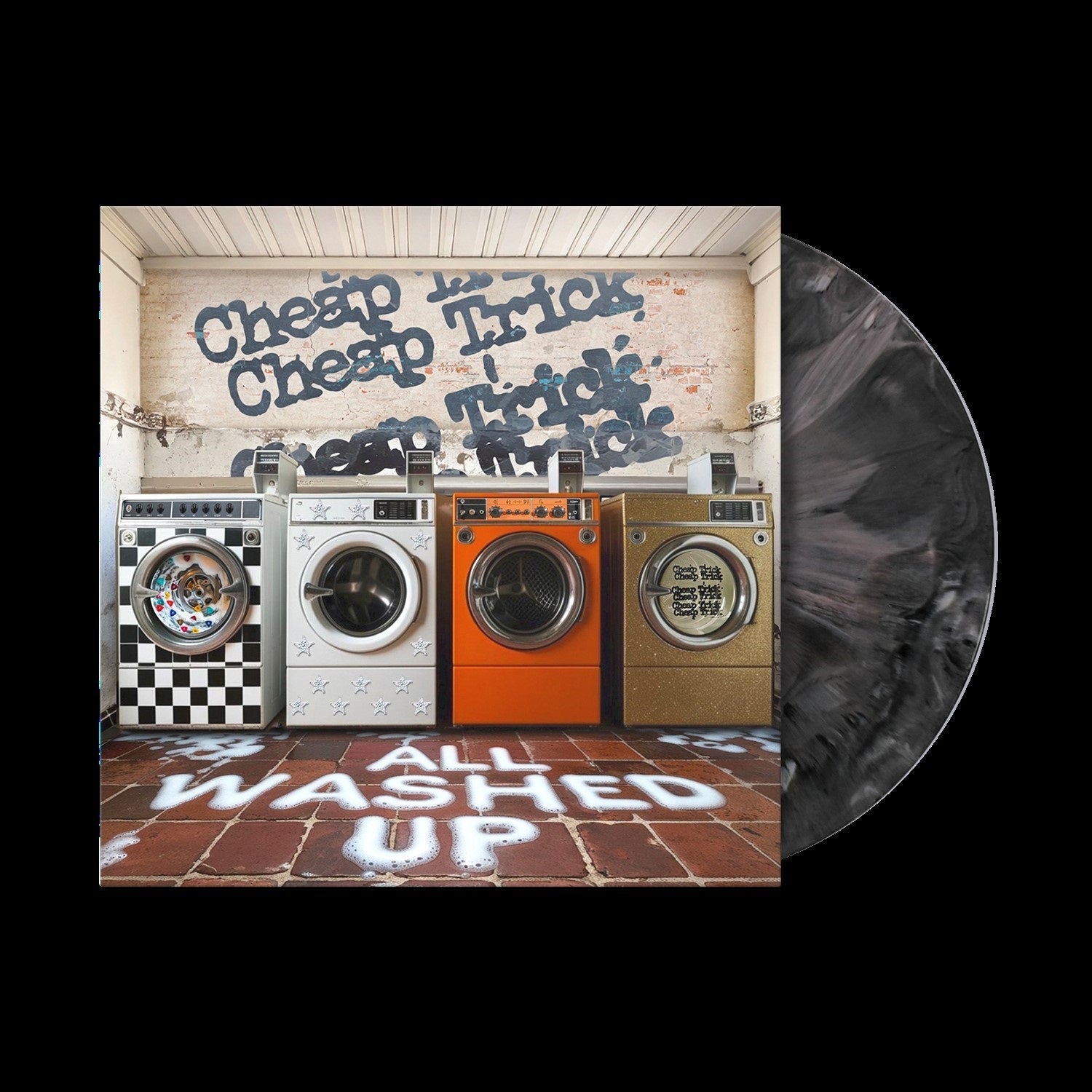 Cheap Trick - All Washed Up [Graphite Marble LP] | Vinyl
