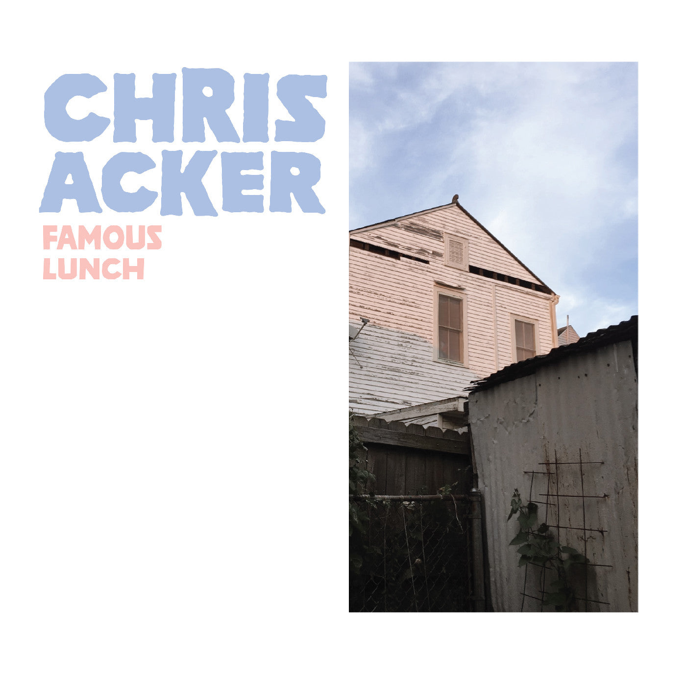 Chris Acker | Famous Lunch (Orange / White Marble Vinyl) | Vinyl