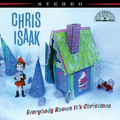 Chris Isaak - Everybody Knows It's Christmas (Deluxe) [Spring Green/Bone White Swirl LP] | Vinyl