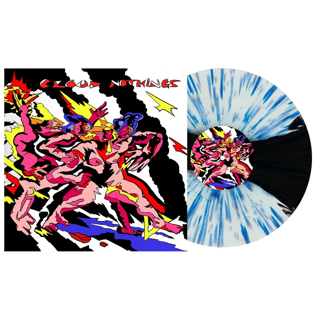 Cloud Nothings - What Kind Of Hell Did You Survive? (Indie Exclusive) [White/Black/White W/ Blue Splatter] | Vinyl