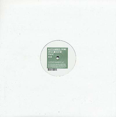 ALESSANDRO CRIMI - Cloud Seven | Vinyl