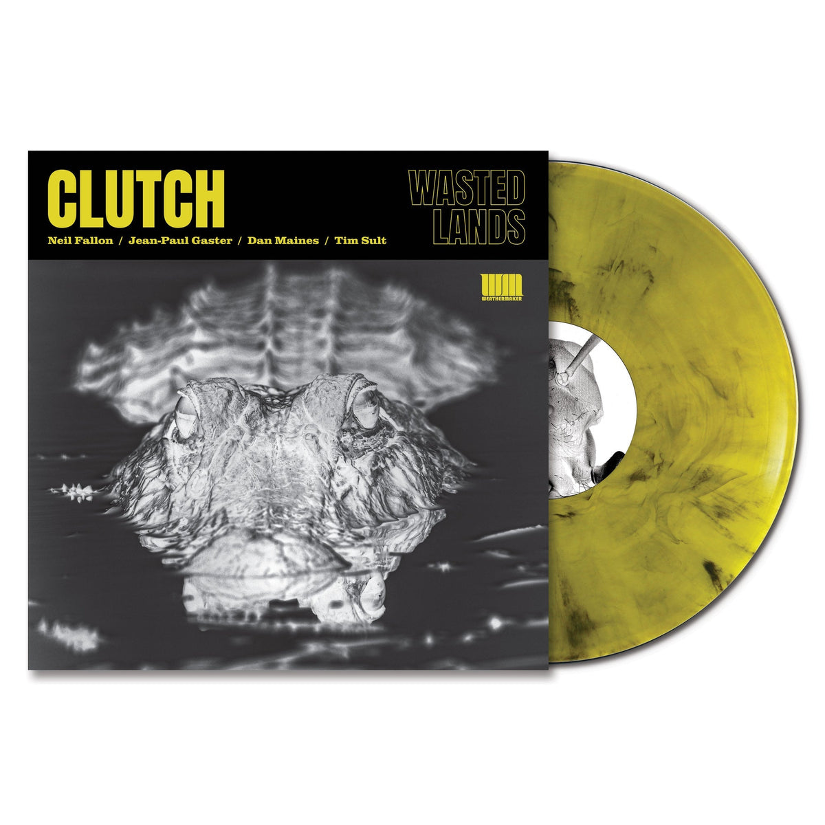 Clutch - Wasted Lands (Indie Exclusive) [Yellow Black Marble Vinyl] | Vinyl