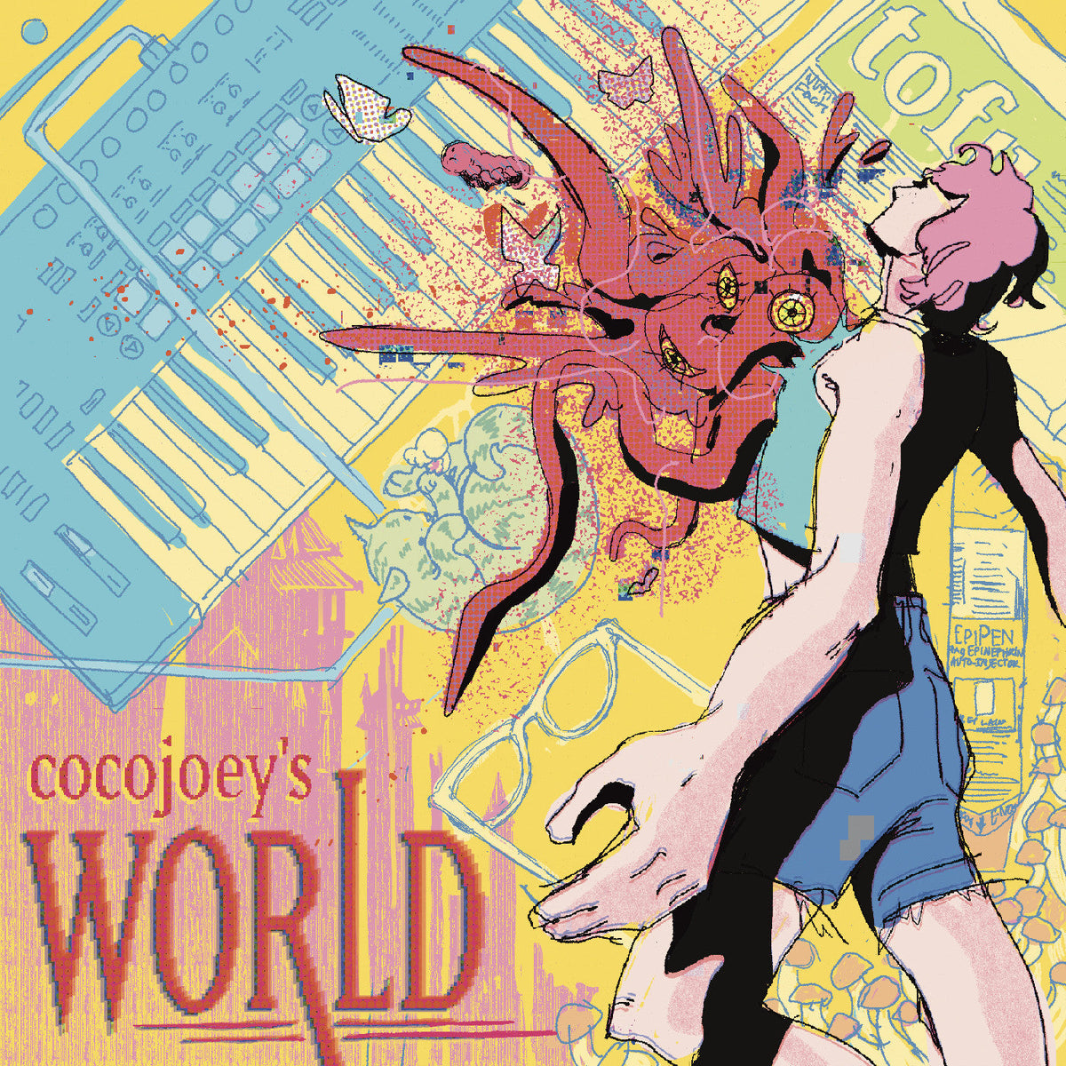 Cocojoey - Cocojoey's World [Fluorescent Pink Cassette] | Cassette