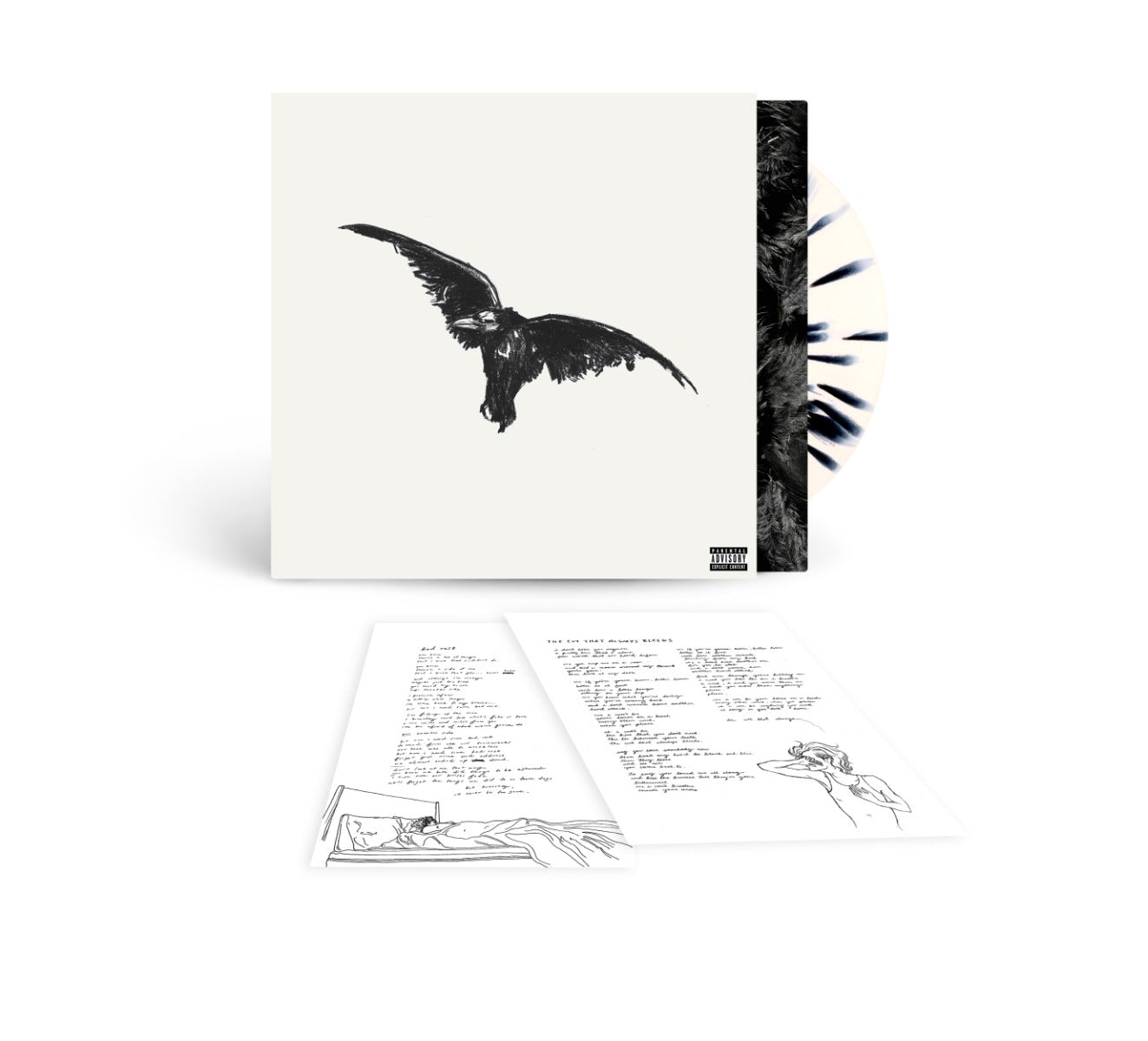 Conan Gray | Kid Krow, Decomposed (5 Year Anniversary) [Black/White Splatter Lp] | Vinyl