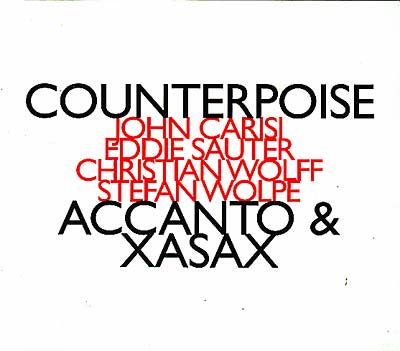 CARISI/SAUTER/WOLFF/WOLPE - Counterpoise | CD
