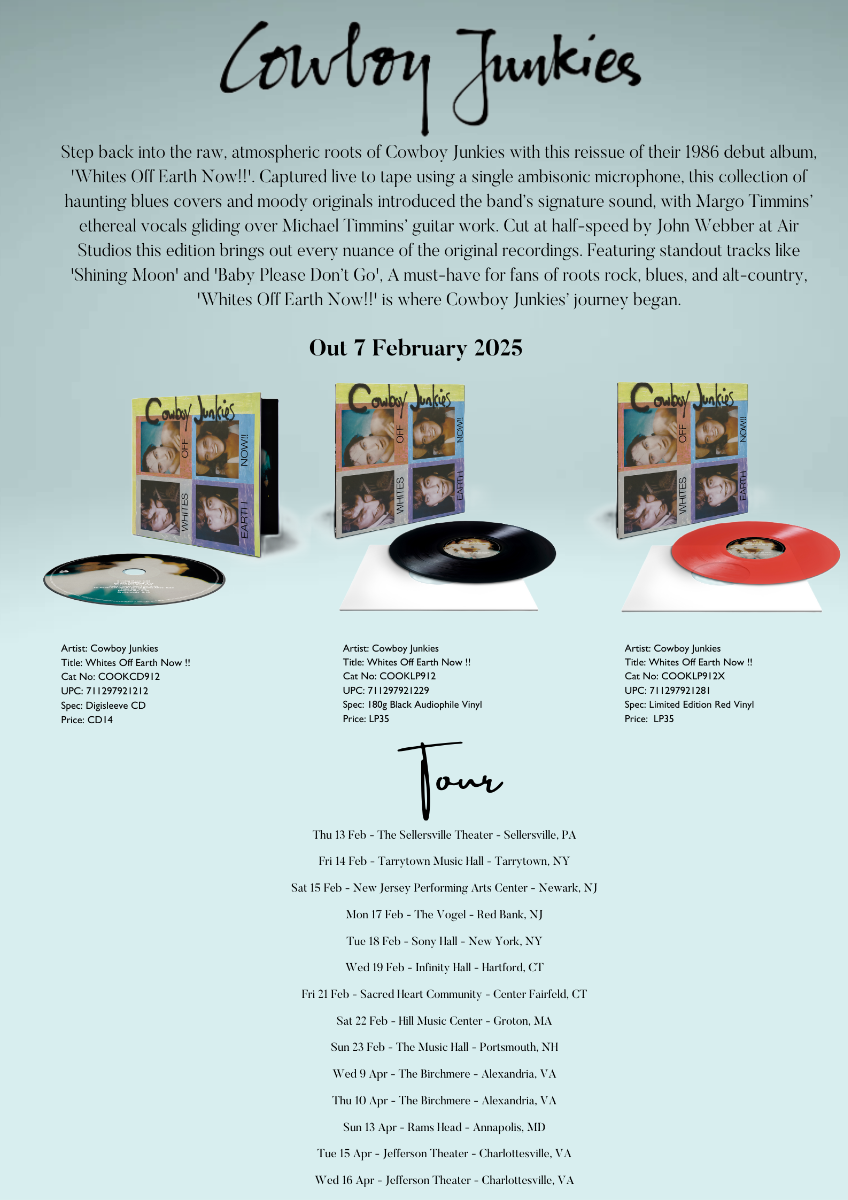 Cowboy Junkies - Whites Off Earth Now (Red Colored Vinyl, Limited Edition) | Vinyl