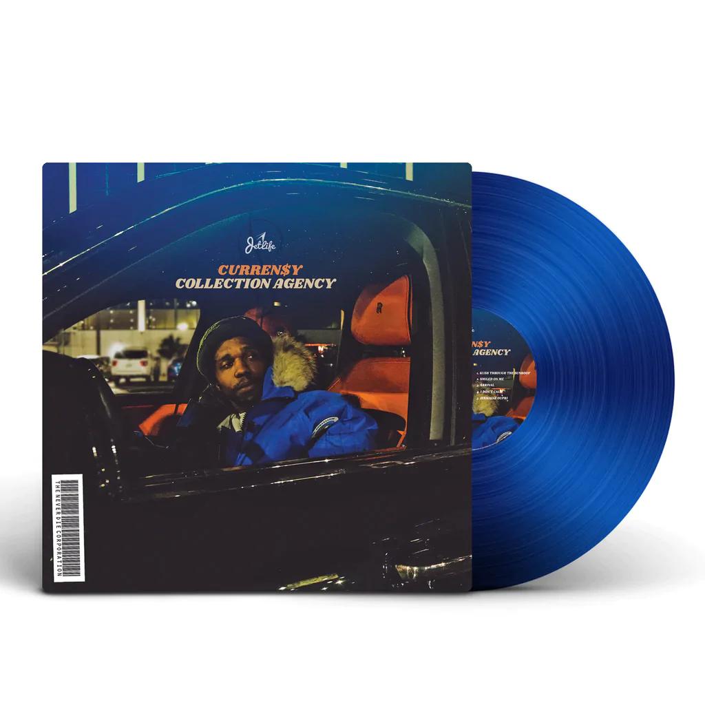 Currensy | Collection Agency [Explicit Content] (Blue Vinyl) | Vinyl