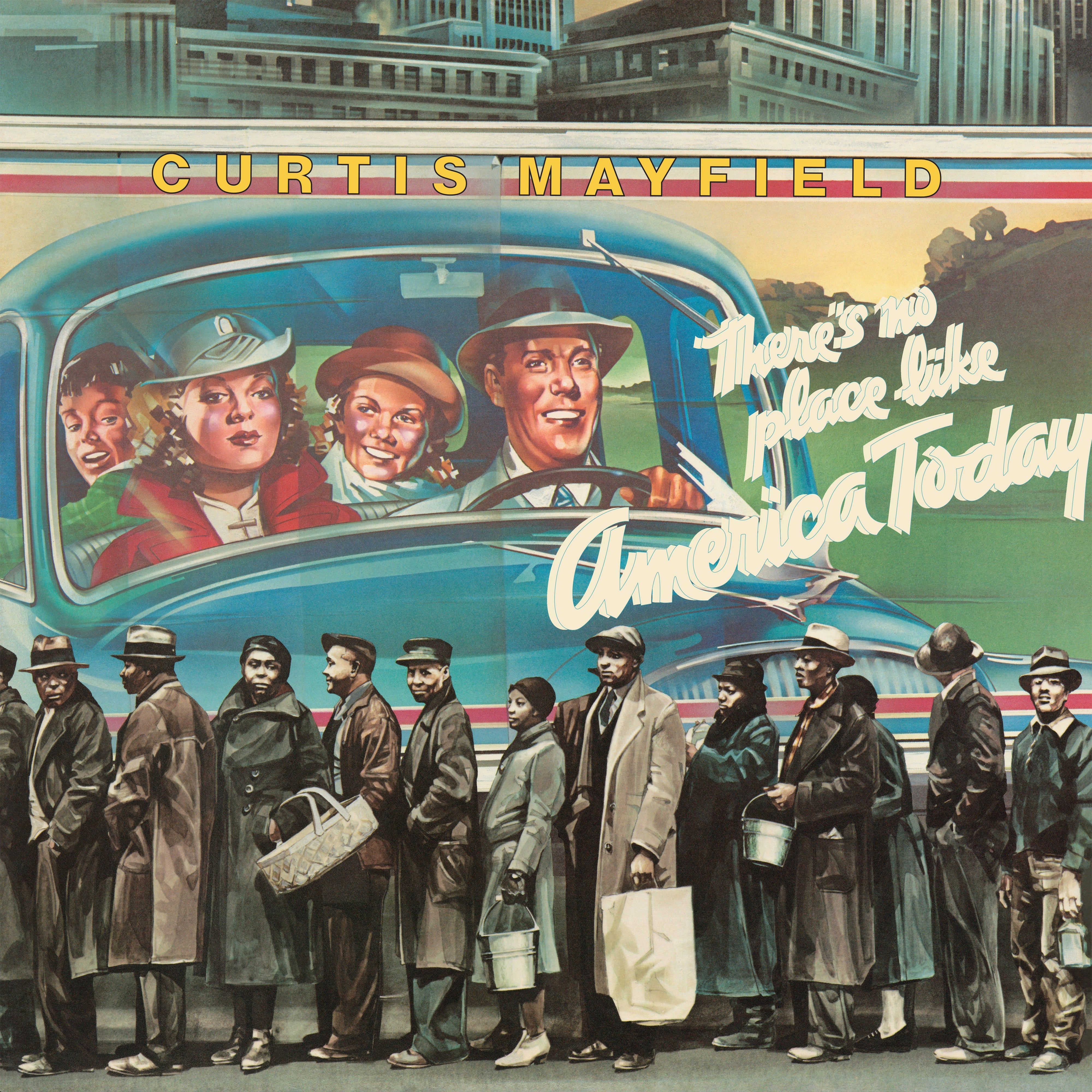 Curtis Mayfield - There's No Place Like America (Turquoise vinyl) | Vinyl