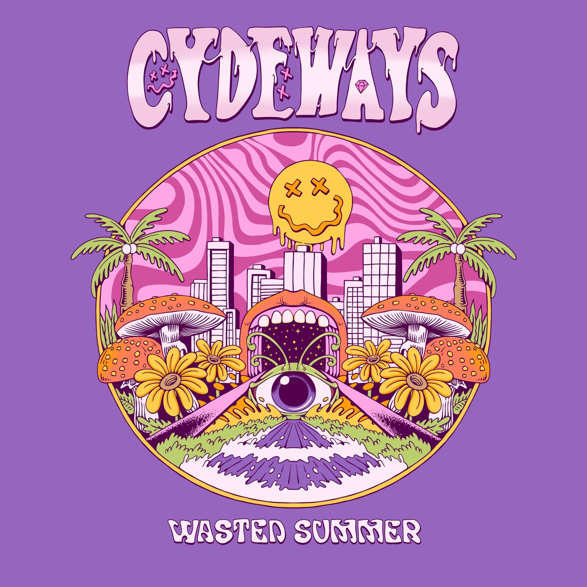 Cydeways | Wasted Summer [Purple Swirl Vinyl] | Vinyl
