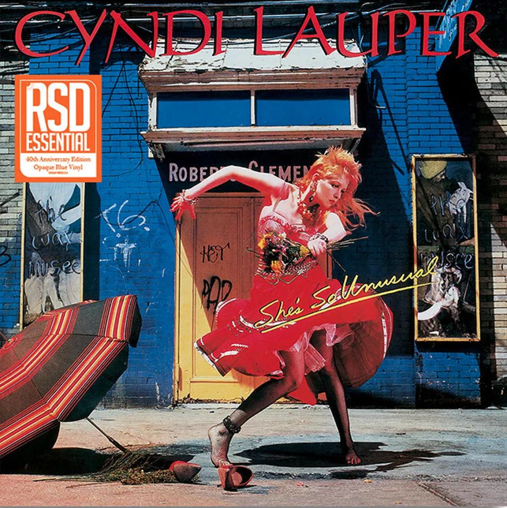 Cyndi Lauper | She's So Unusual: 40th Anniversary Edition (Indie Exclusive, Opaque Blue Colored Vinyl) | Vinyl - 0
