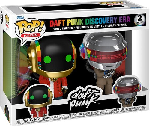 Daft Punk - Funko POP! Rocks: Daft Punk - Discovery Era 2-Pack (Vinyl Figure, Collectible, 2 Pack) | Action Figure
