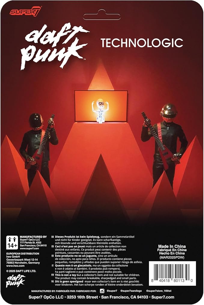 Daft Punk | Super7 Daft Punk Reaction Figures Wave 01 - Human After All Action Figure | Action Figure