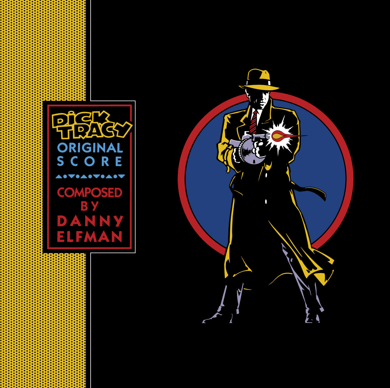 Danny Elfman - Dick Tracy (Original Score) (Transparent Blue colored vinyl; SYEOR Exclusive) | Vinyl