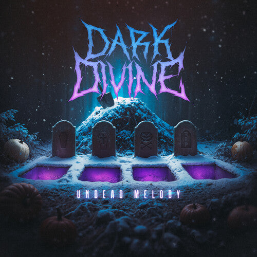 Dark Divine - Undead Melody [Purple & Black Butterfly W/ Blue & White Splatter] | Vinyl