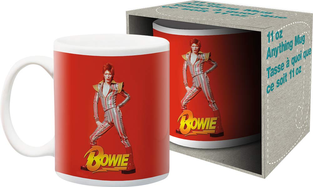 David Bowie - David Bowie Red 11oz Boxed Mug | Glassware