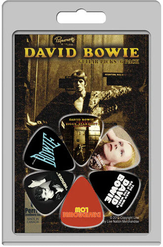 David Bowie - Perri's - David Bowie - Icon - Guitar Picks (6 Pack) | Guitar Picks