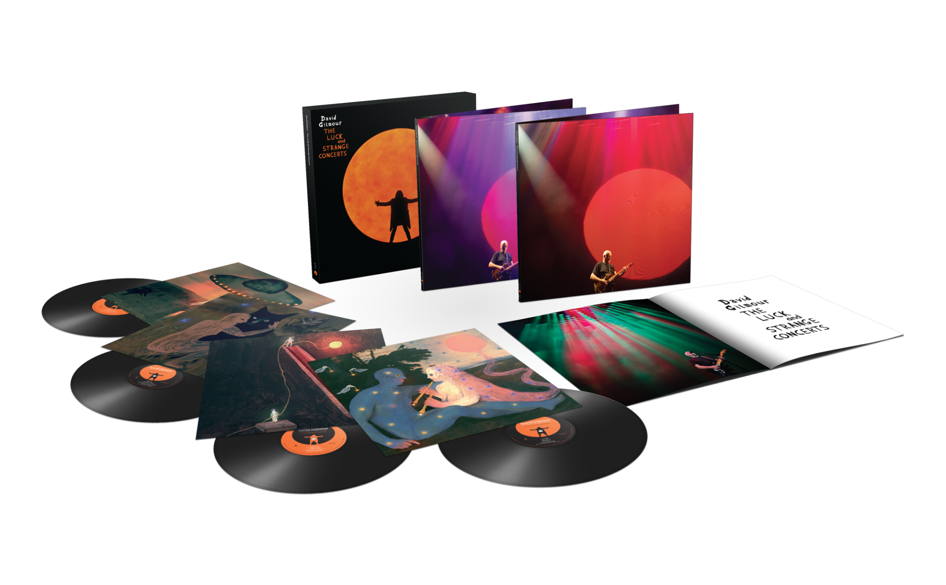 David Gilmour | The Luck And Strange Concerts (4LP Box Set + 24-Page Booklet) | Vinyl