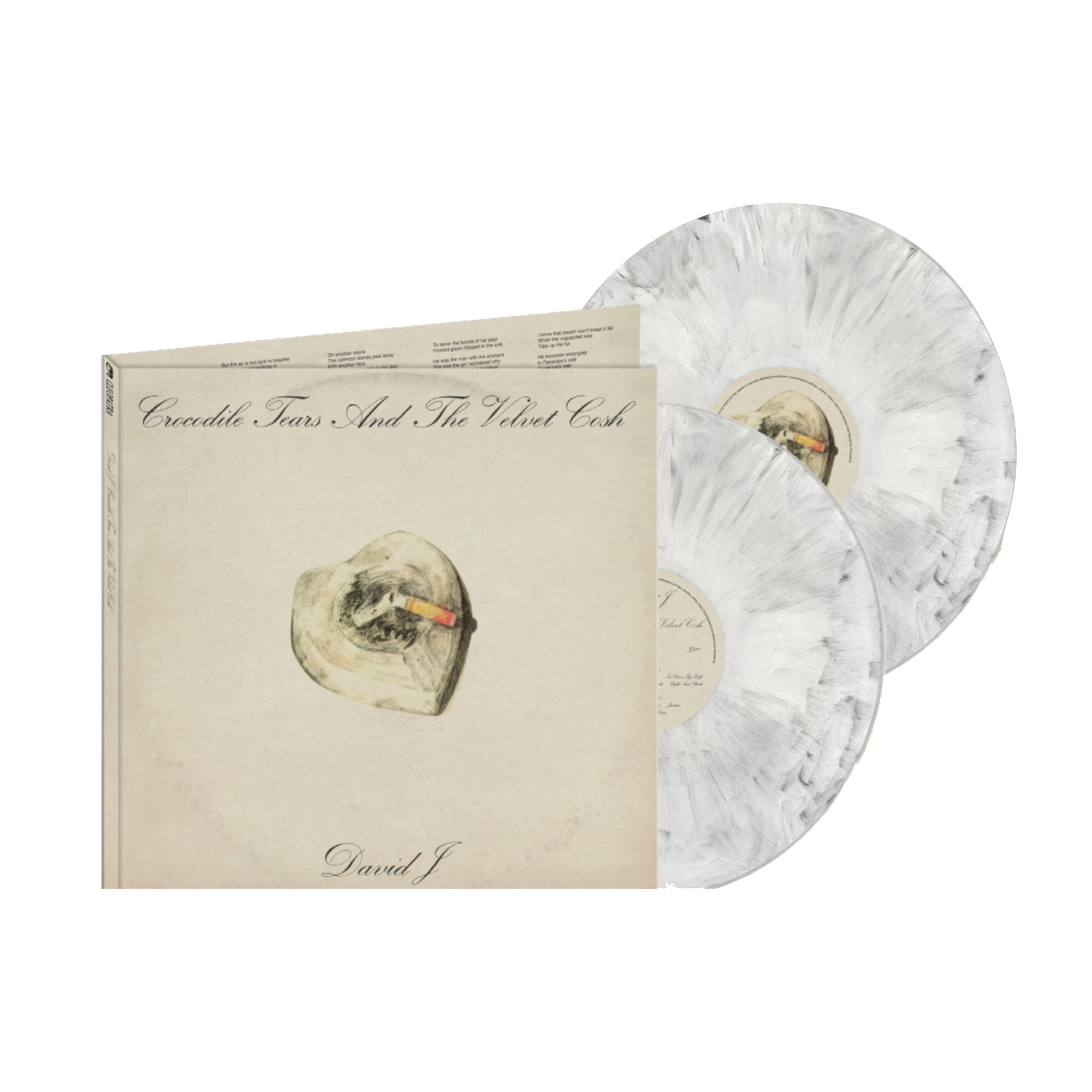 David J | Crocodile Tears And The Velvet Cosh [Limited Edition White Marble Vinyl] [2LP] | Vinyl