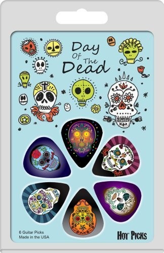 Day of Dead - Hot Picks 1Dodrcs Day of Dead Guitar Pick PK 6 CNT | Accessories