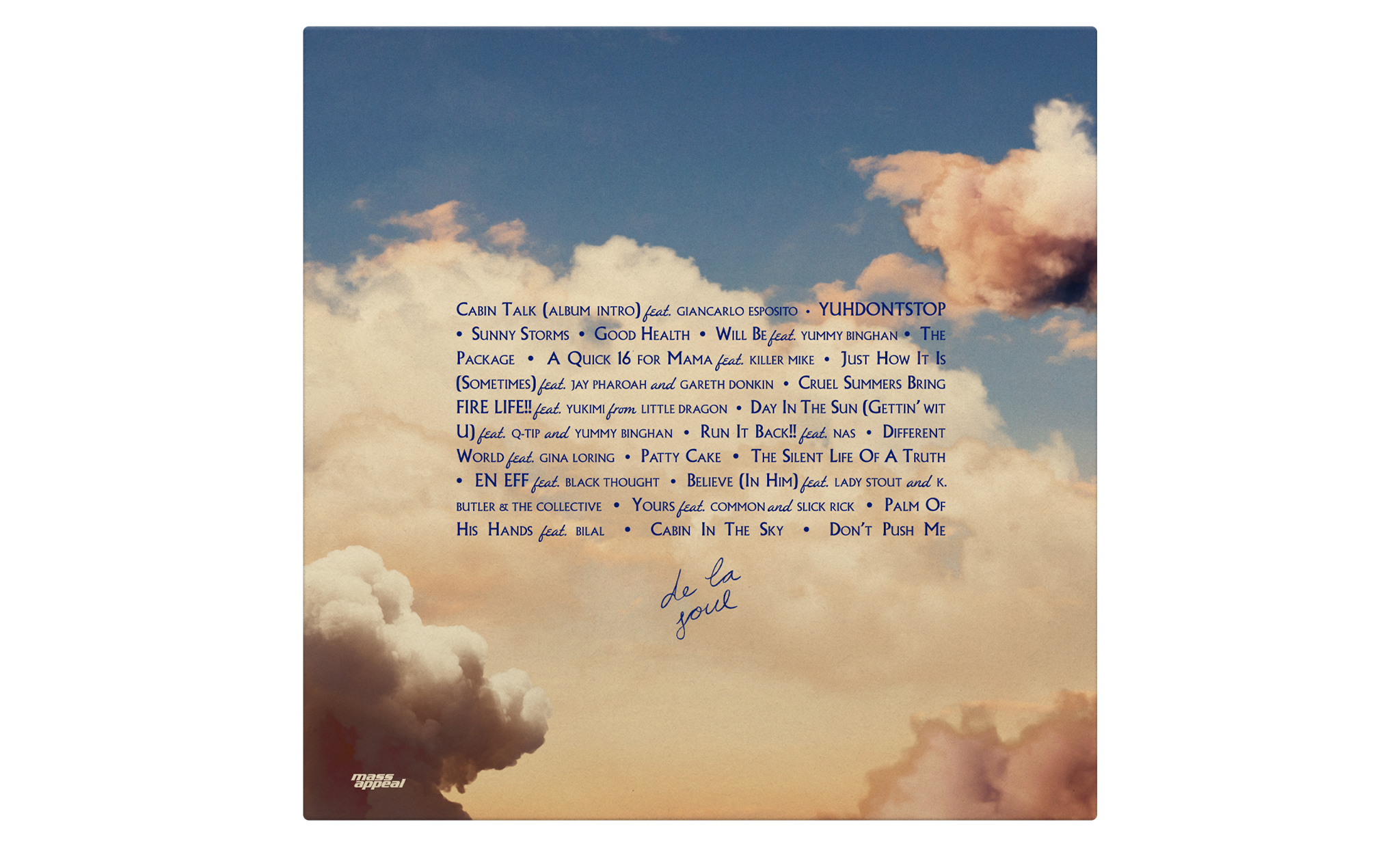 De La Soul | Cabin In The Sky (Alternate Cover) [Opaque Sky Blue Vinyl] | Vinyl