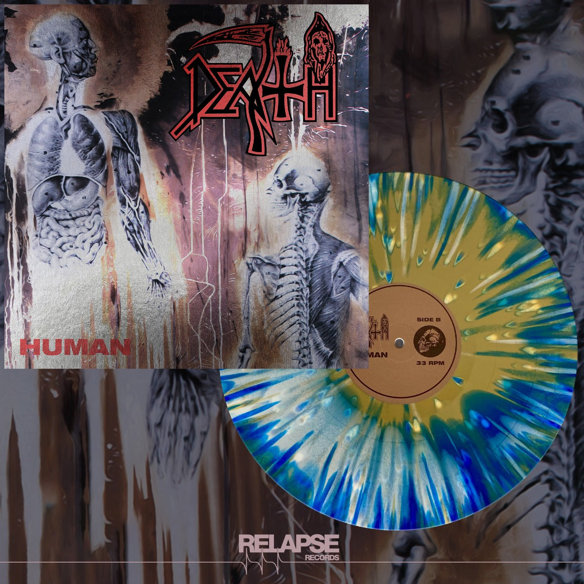 Death | Human (Colored Vinyl, White, Blue, Gold, Splatter) | Vinyl