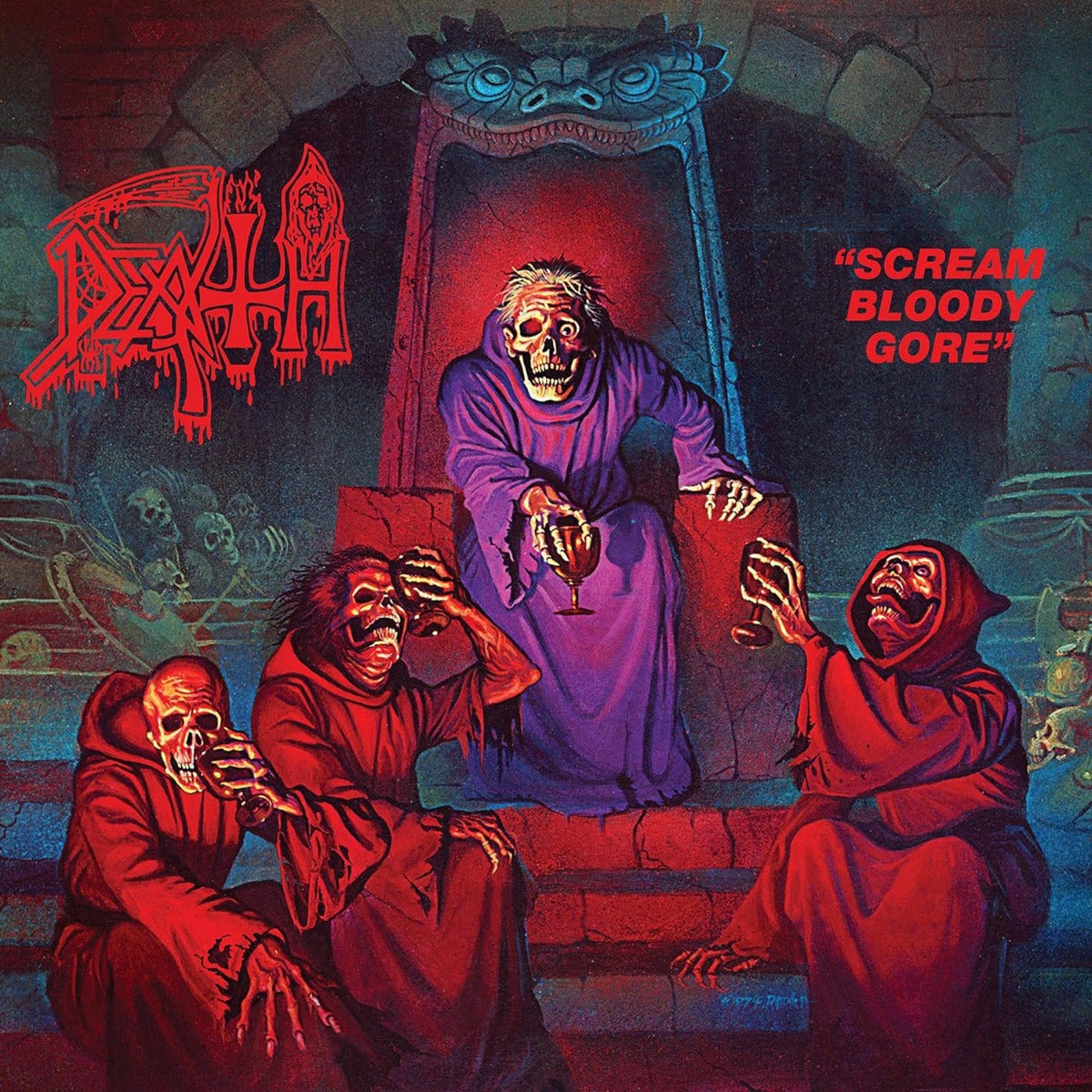 Death | Scream Bloody Gore (Colored Vinyl, Violet, White, Red, Splatter) | Vinyl