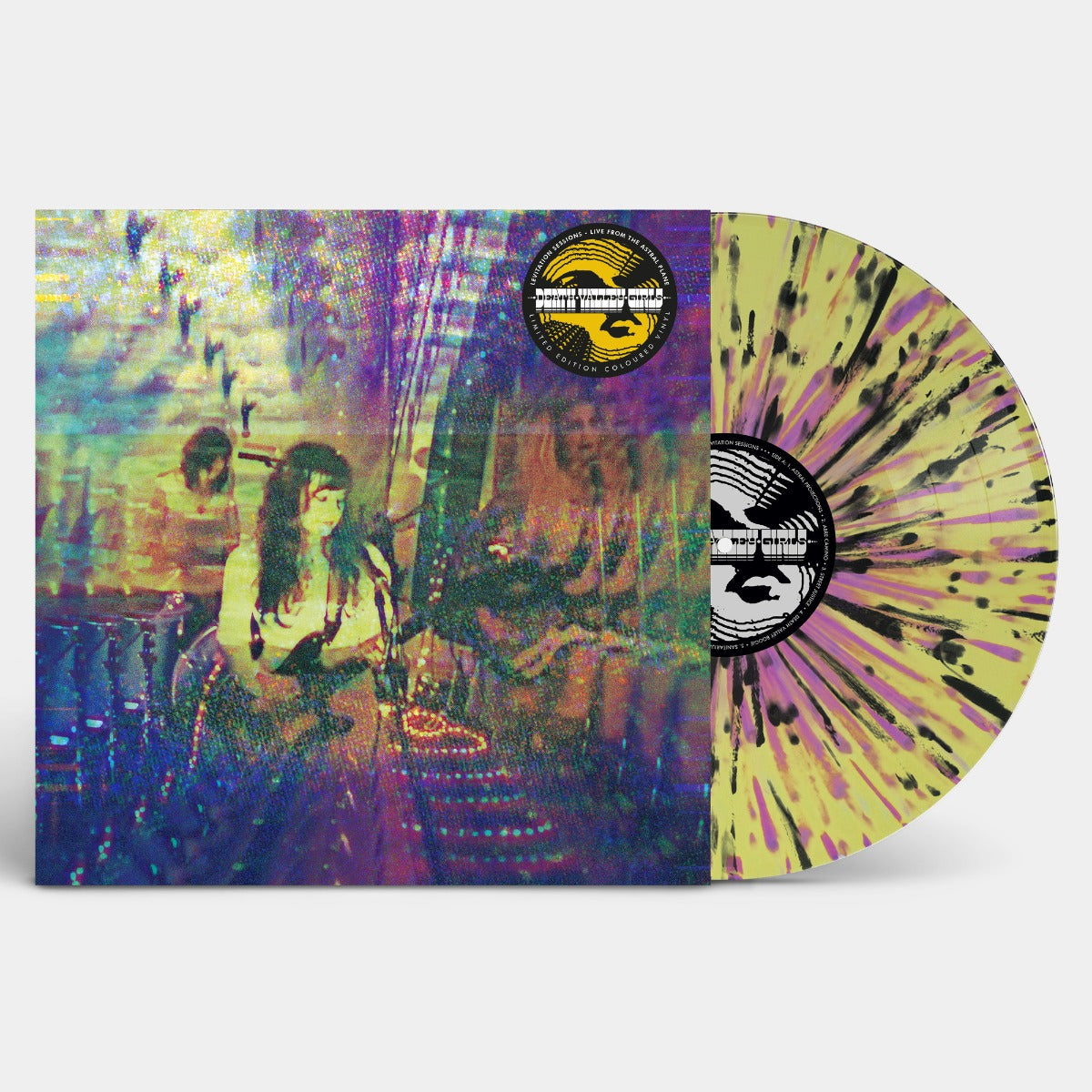 Death Valley Girls | Levitation Sessions (Indie Exclusive, Lemon Yellow & Black Splatter Colored Vinyl) | Vinyl