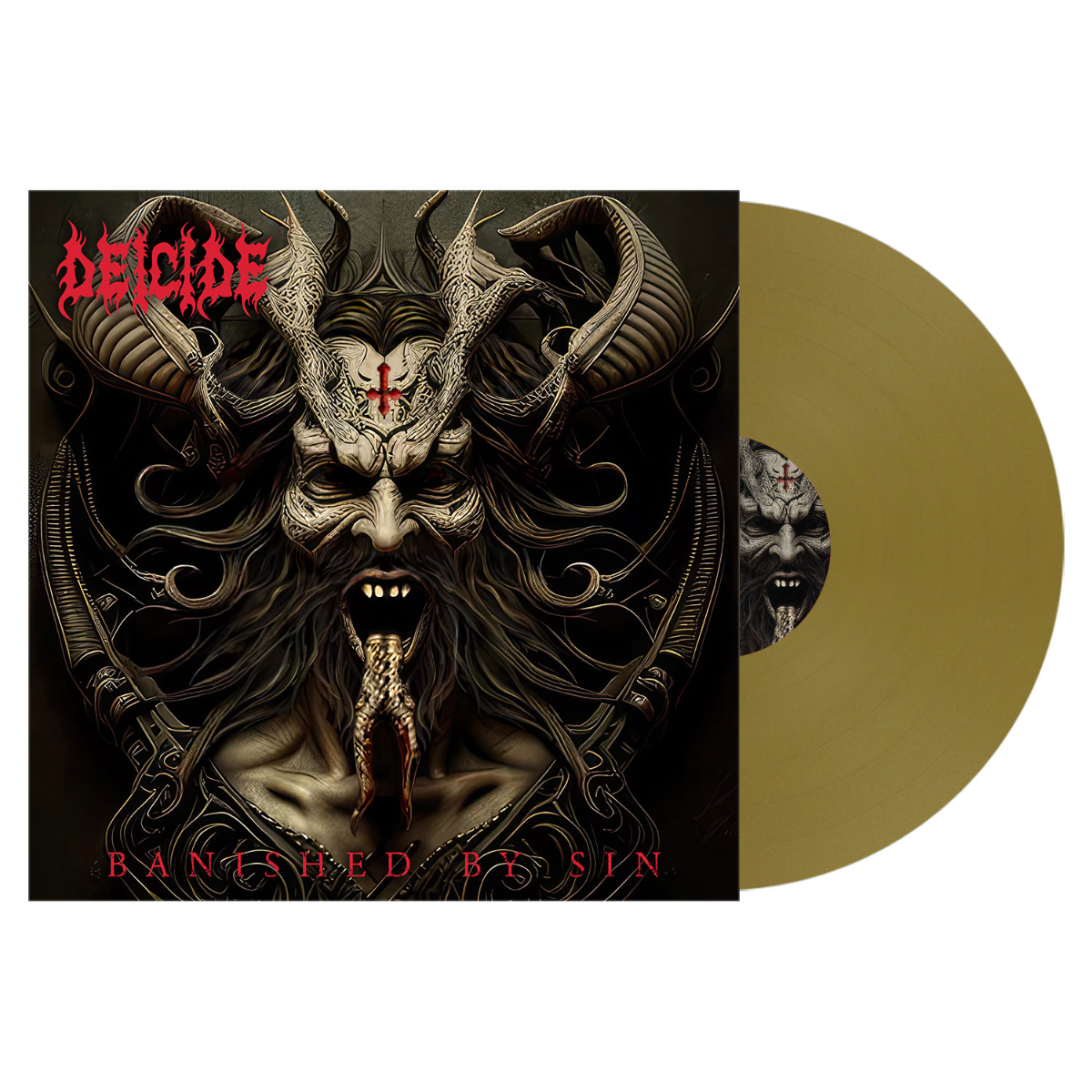 Deicide | Banished By Sin (Indie Exclusive, Clear Vinyl, Gold) | Vinyl