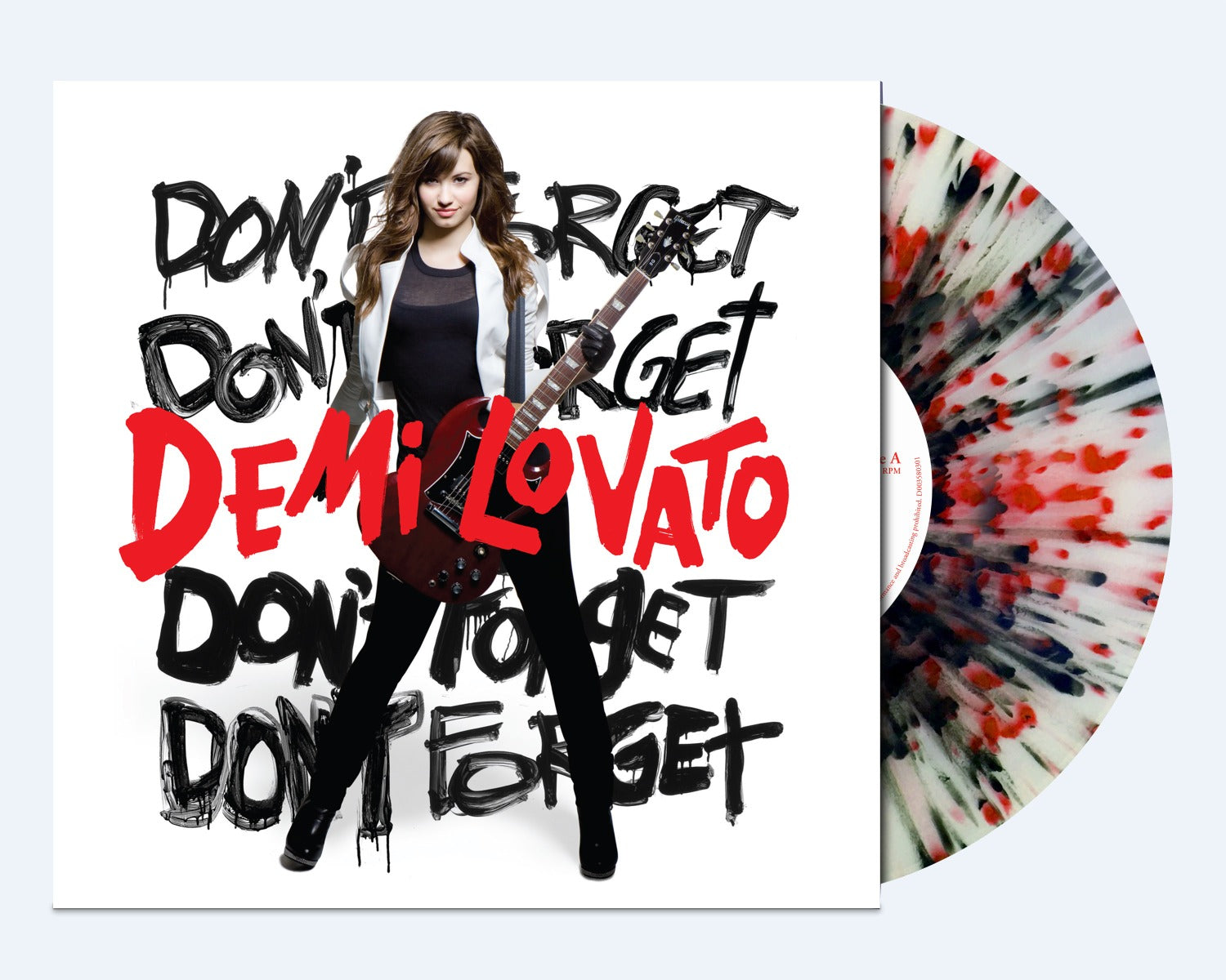 Demi Lovato - Don'T Forget [Clear/Red-Black Splatter Lp] | Vinyl