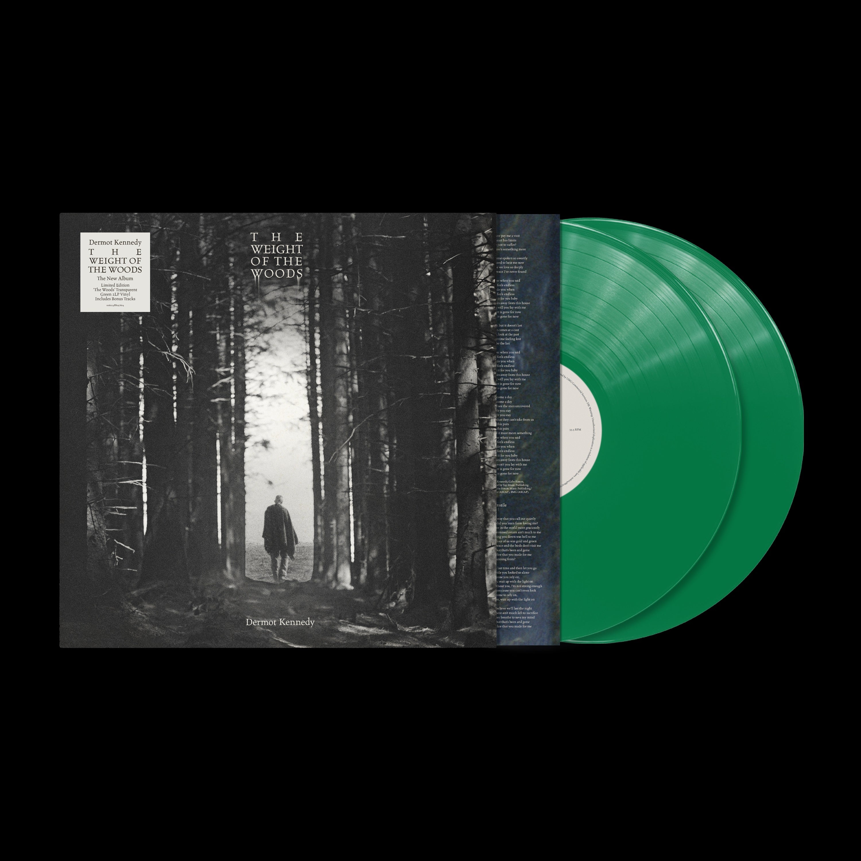 Dermot Kennedy | The Weight Of The Woods (Indie Exclusive) [Transparent Green 2 Lp] [Alternate Cover] | Vinyl