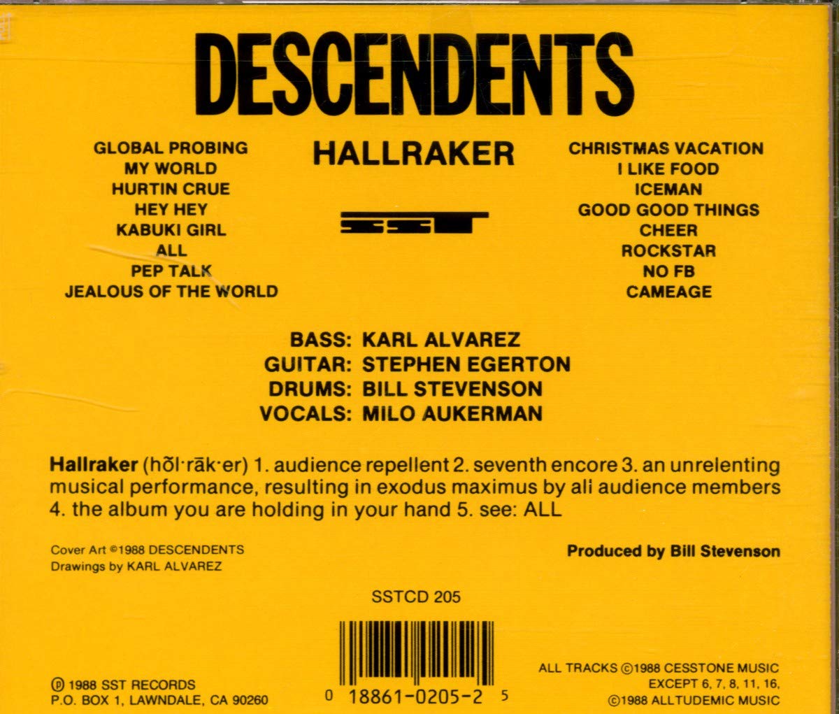 Descendents | Hallraker Live ! | CD - 0