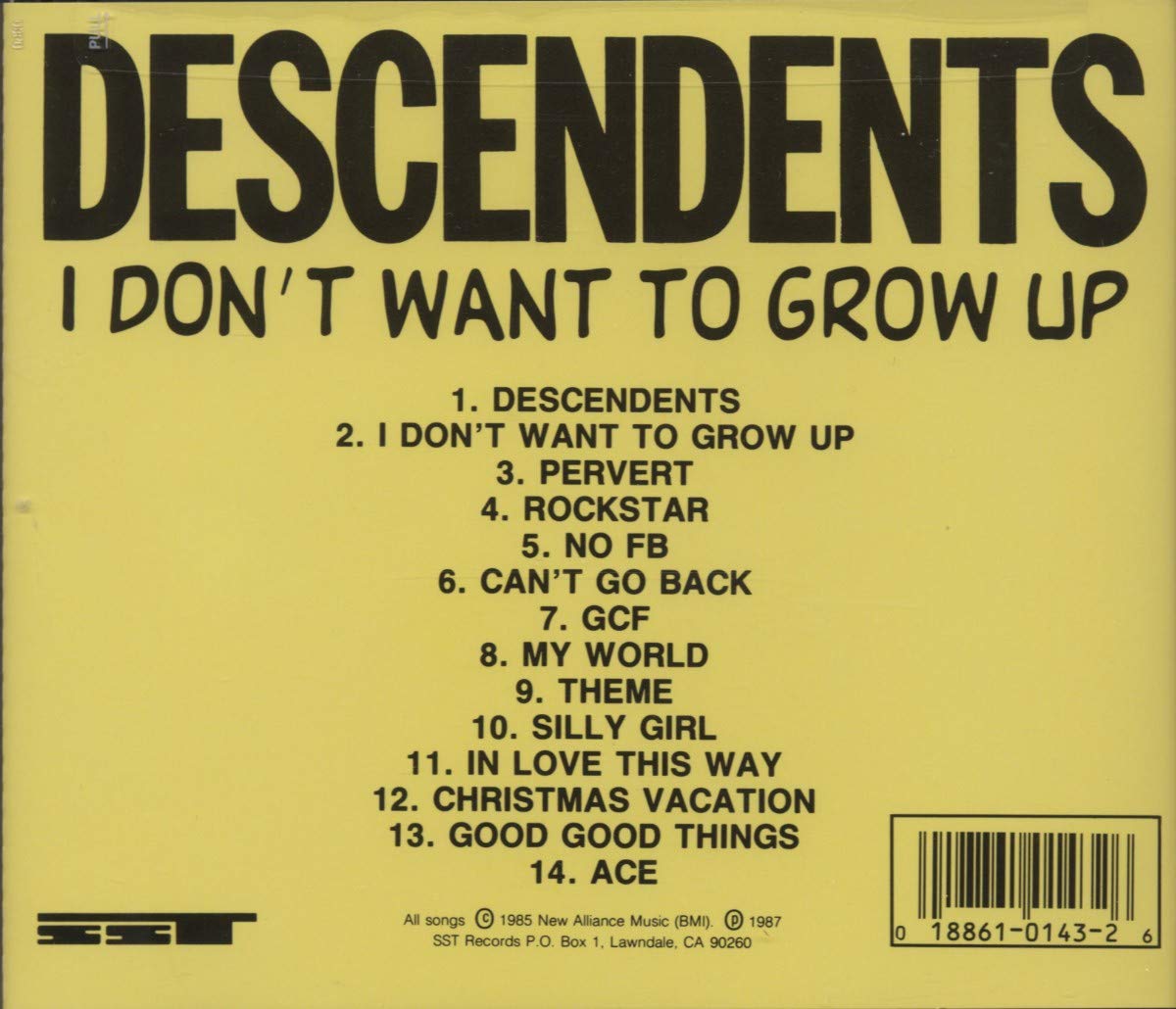 Descendents | I Don't Want to Grow Up | CD - 0