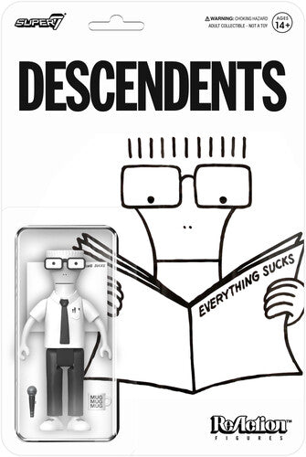 Descendents - Super7 - Descendents Reaction Figure Wave 4 - Milo (Everything Sucks) (Collectible, Figure, Action Figure) | Action Figure