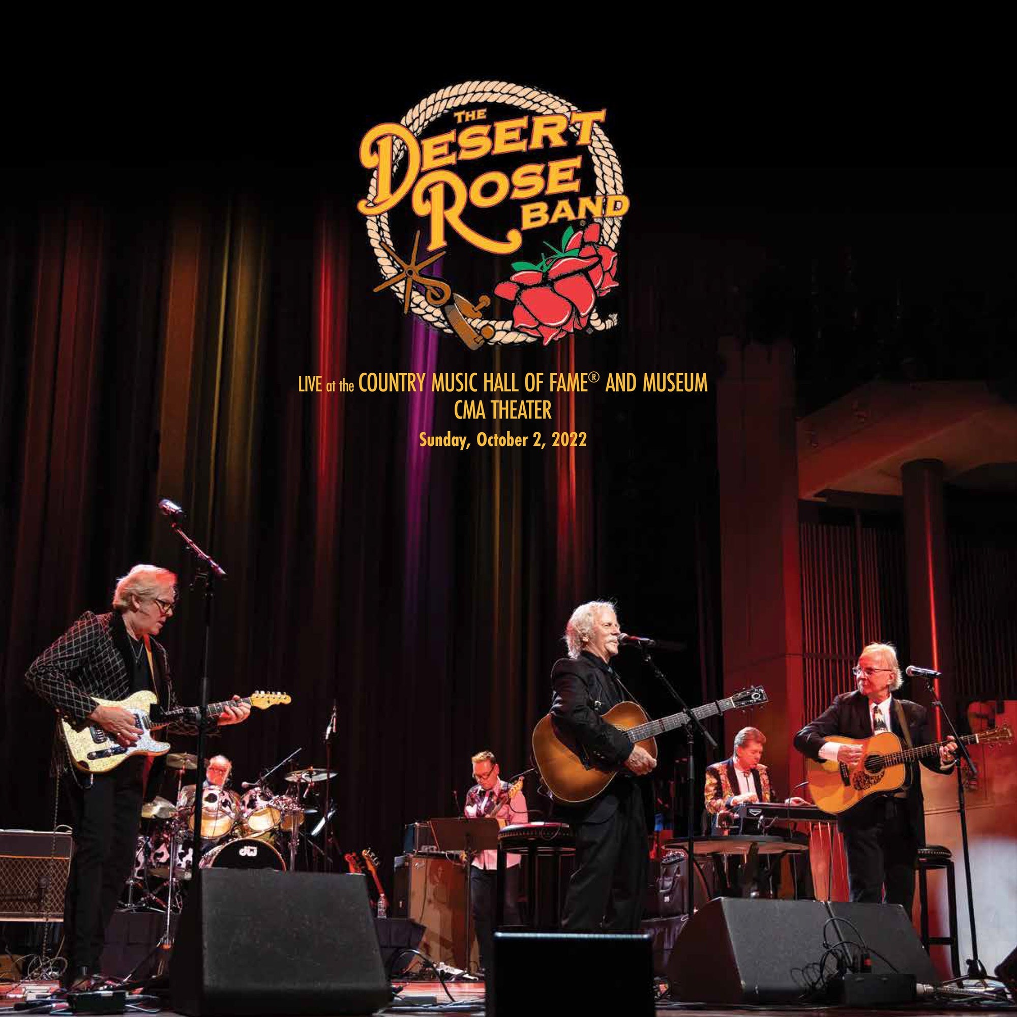 Desert Rose Band | Live At The Country Music Hall Of Fame And Museum 10-2-22 (Limited Edition) [Cobalt Blue Vinyl] [2LP] | Vinyl