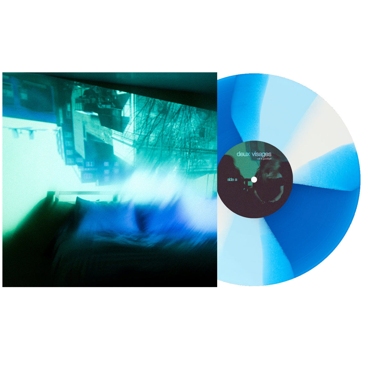 Deux Visages - Call It Goodbye (Indie Exclusive) [Blue W/ Baby Blue & White Twist] | Vinyl