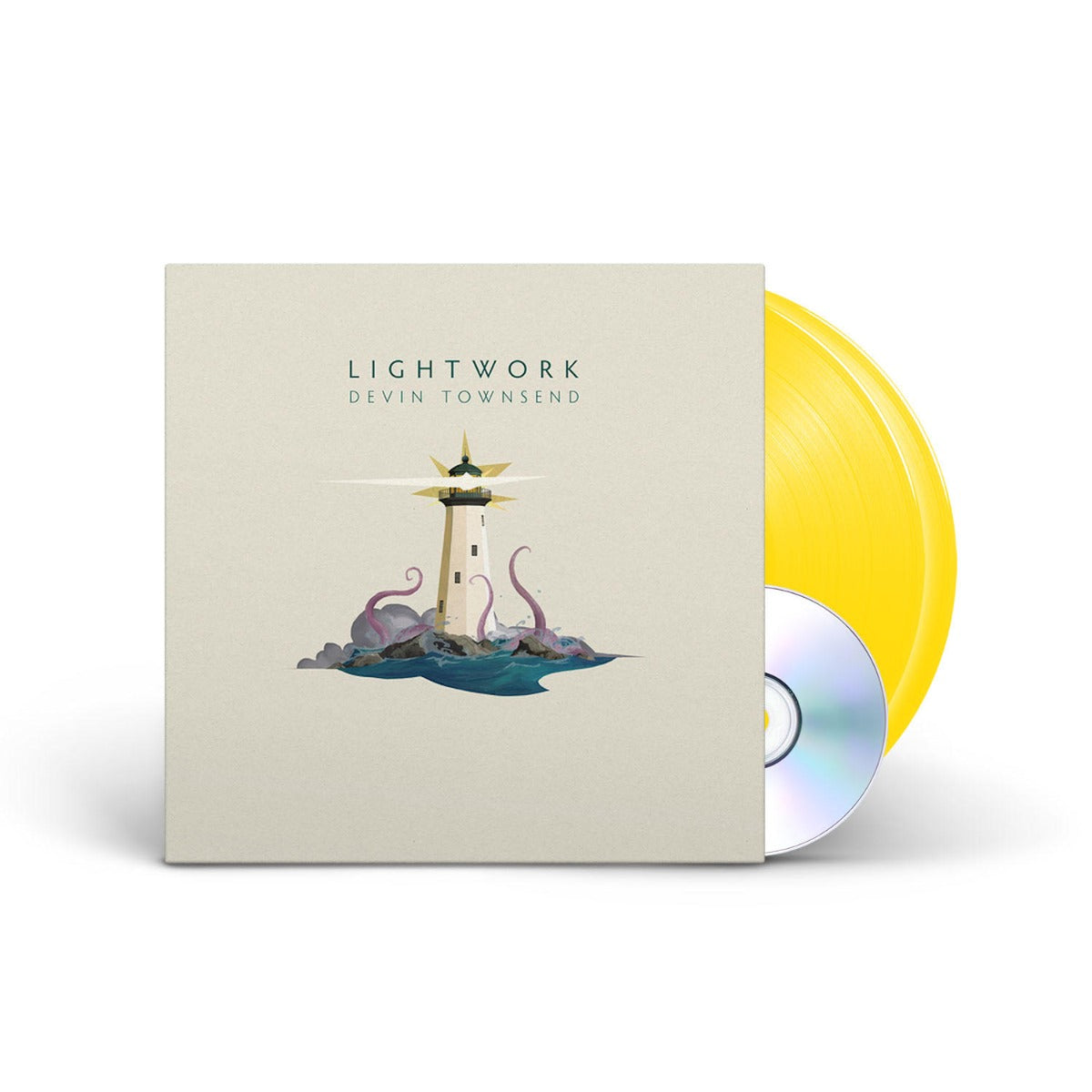 Devin Townsend - Lightwork (Indie Exclusive, Colored Vinyl, Yellow, 180 Gram Vinyl, Gatefold LP Jacket, Booklet, Bonus Cd) (2 Lp's) | Vinyl