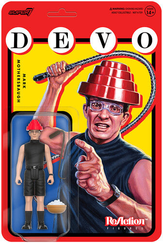 Devo | Super7 - Devo ReAction Figure Wave 1 - Whip It Mark Mothersbaugh (Collectible, Figure, Action Figure) | Action Figure