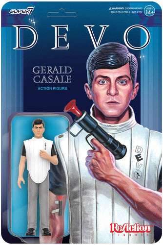 Devo - Super7 - Devo - Reaction Figures Wv3 - Gerald Casale (New Traditionalists) (Collectible, Figure, Action Figure) | Action Figure