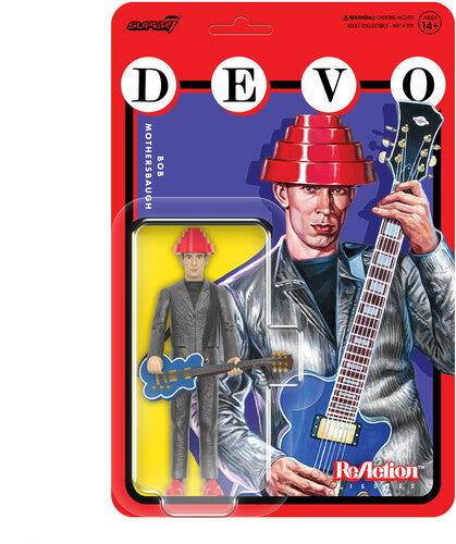 Devo - Super7 - Devo - ReAction Figures Wv4 - Bob Mothersbaugh (The Girl You Want) (Collectible, Figure, Action Figure) | Action Figure
