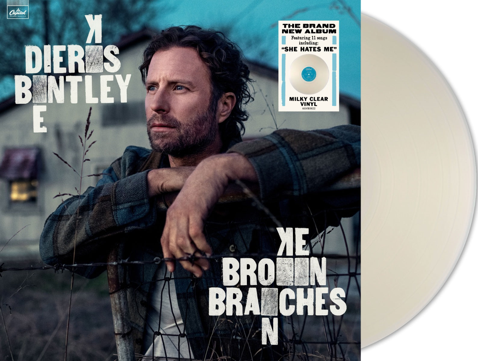 Dierks Bentley - Broken Branches (Indie Exclusive Milky Clear Vinyl) | Vinyl
