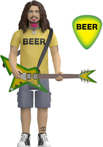 Dimebag Darrell - Dimebag Darrell - ReAction Figures Wv2- Dimebag Darrell (BEER Shirt) (Action Figure, Collectible) | Action Figure