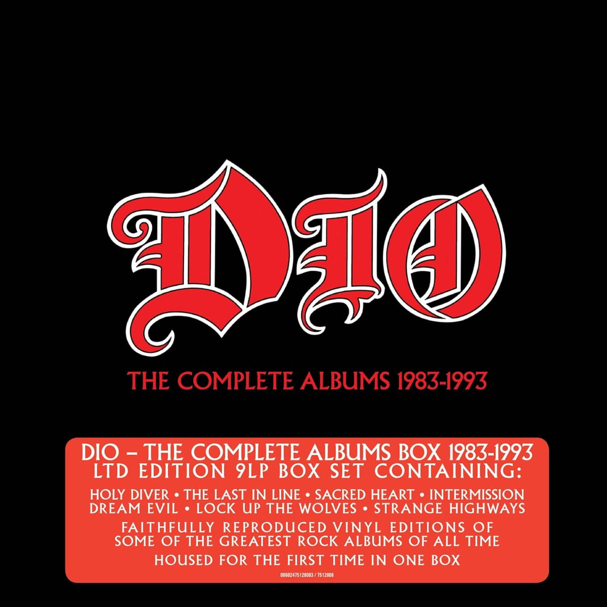 Dio - Complete Albums 1983-1993 (Limited Edition, Boxset) [Import] (9 Lp's) | Vinyl