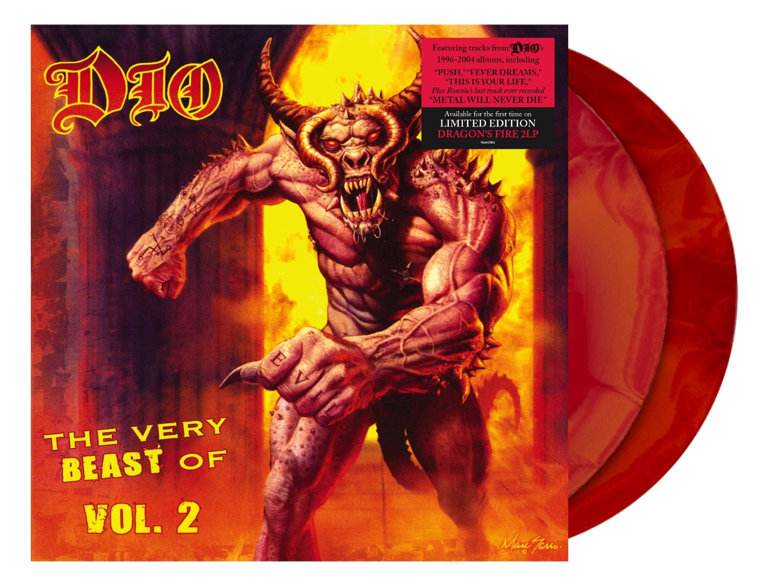 Dio - The Very Best Of Dio, Vol. 2 ("Dragon's Fire" Colored Vinyl) (2 Lp's) | Vinyl