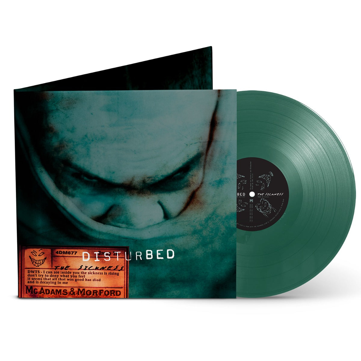 Disturbed | The Sickness [Explicit Content] (25th Anniversary Edition, Green Vinyl) | Vinyl