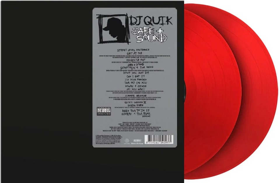 DJ Quik | Safe & Sound (Limited Edition, 180-Gram Translucent Red Colored Vinyl) [Import] (2 Lp's) | Vinyl