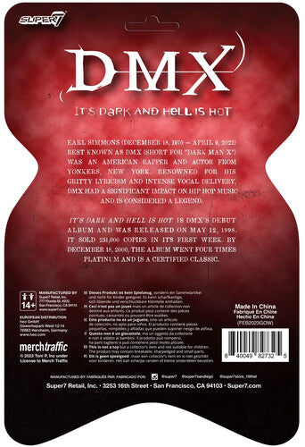 DMX | Super7 - DMX - ReAction - DMX (It's Dark And Hell Is Hot) (Collectible, Figure, Action Figure) | Action Figure