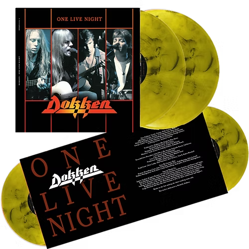 Dokken | One Live Night (Limited Edition, Yellow Smoke Colored Vinyl) (2 Lp's) | Vinyl