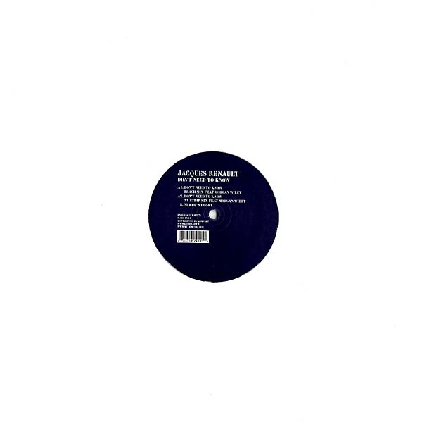 JACQUES RENAULT - Don't Need to Know | Vinyl
