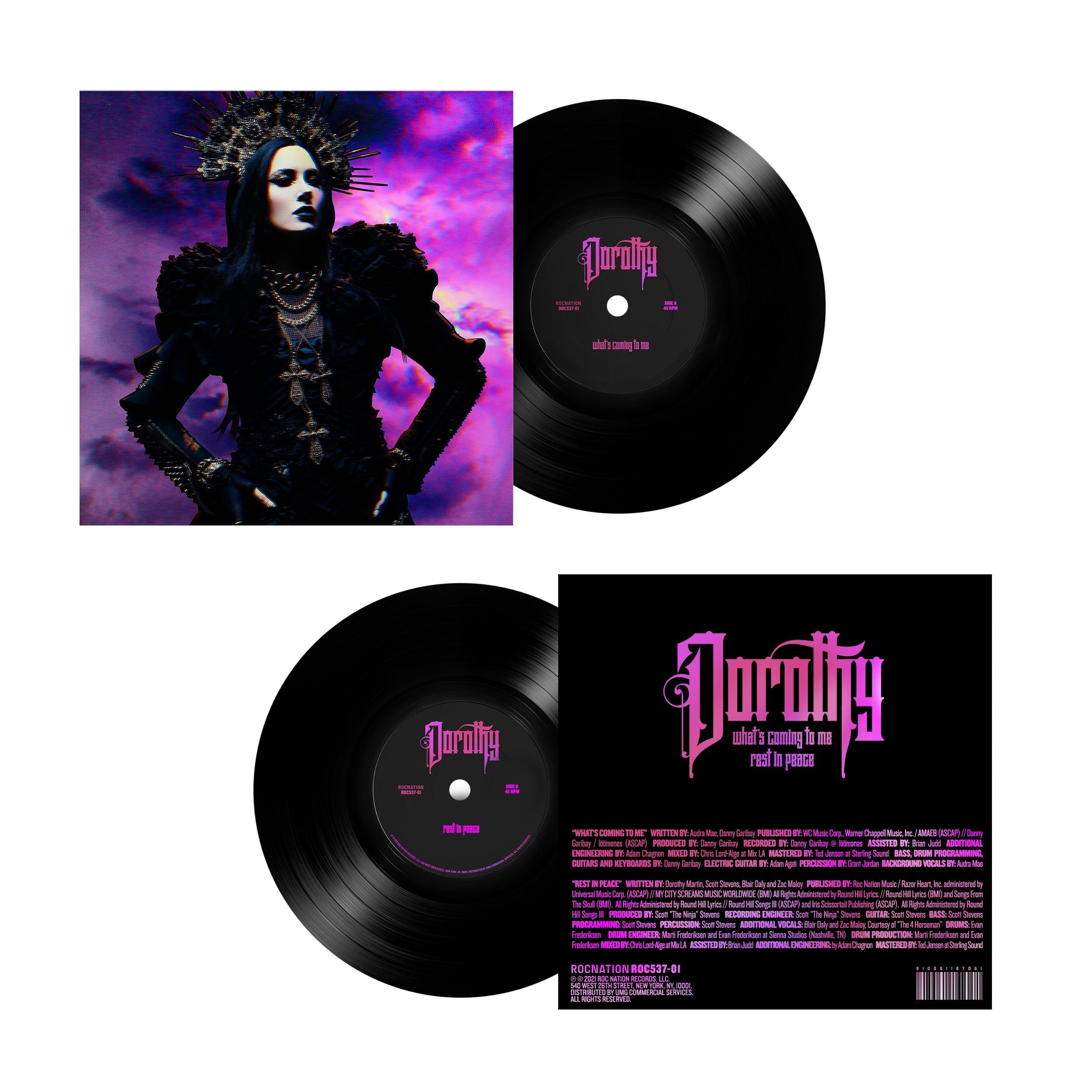 DOROTHY - What's Coming To Me / Rest In Peace (Indie Exclusive) (7" Single) | Vinyl
