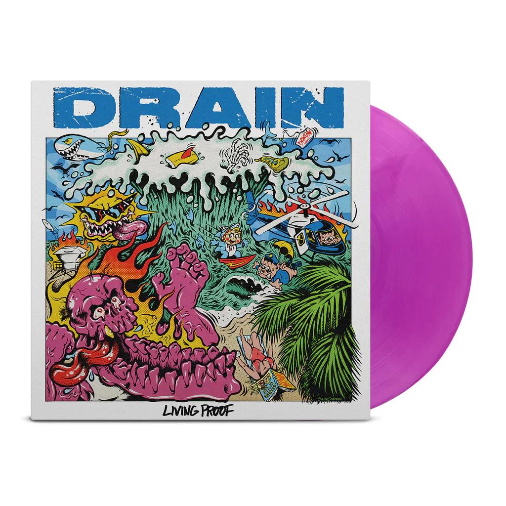 Drain | Living Proof [Explicit Content] (Indie Exclusive, Colored Vinyl, Purple, Gatefold LP Jacket) | Vinyl - 0